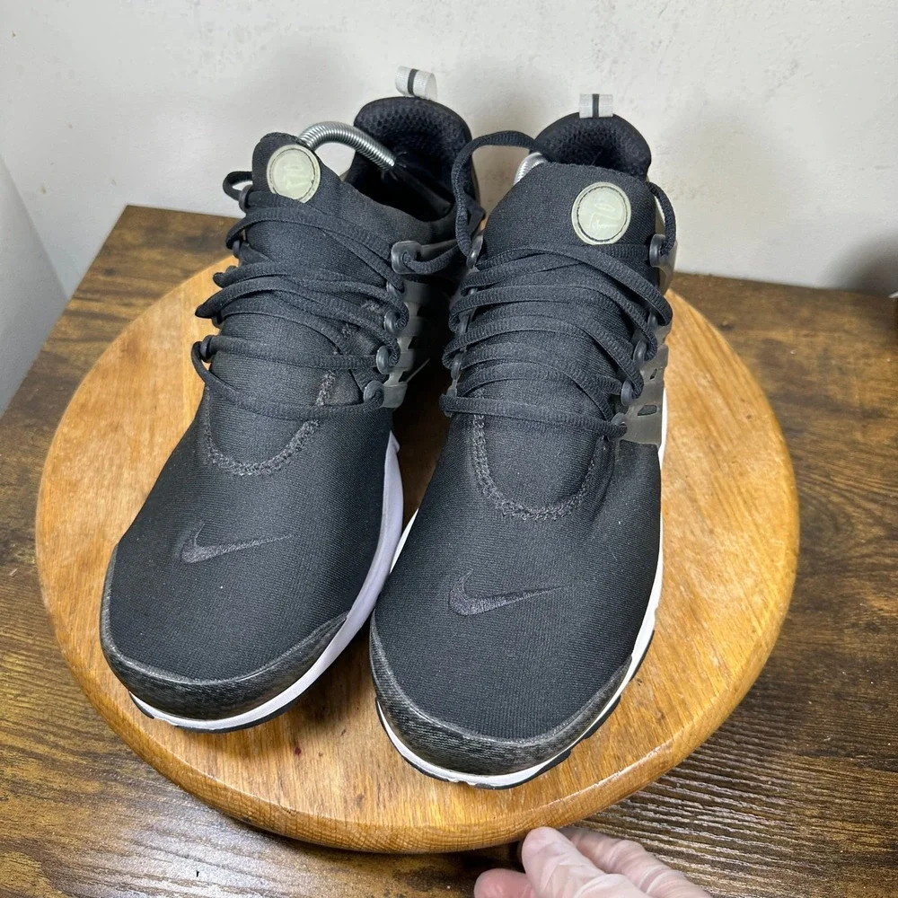 Nike Air Presto Black White Running Shoes CT3550-001 Mens 12 Low Top Sneakers